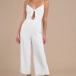 White Tobi jumpsuit